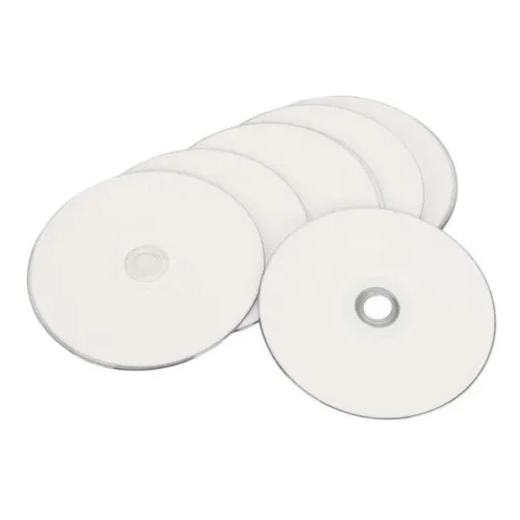 15 Unidades CD-R Elgin 700MB 52X Wide Inkjet -Printable Branco Para Impressão Personalizada
