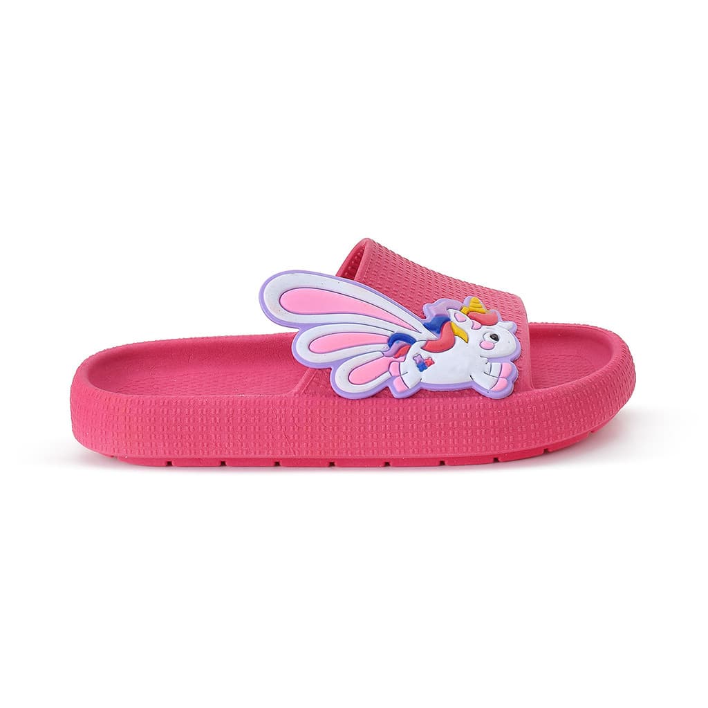 Sandália Chinelo Infantil Unicornio Arco Iris Slide Nuvem