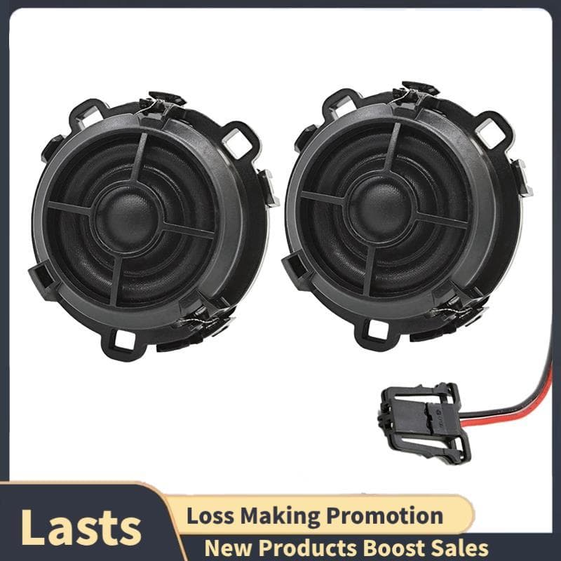 2 Peças Tweeter De Alto-Falante Do Carro + Cabo Plástico Preto Para Sagitar Golf Sportsvan DIY