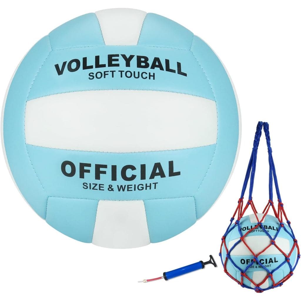 Bola de Vôlei UUBEMM Soft Touch para Jogos em Ambientes Internos e Externos, Praia, Parque, Academia, Treino, Tamanho Of