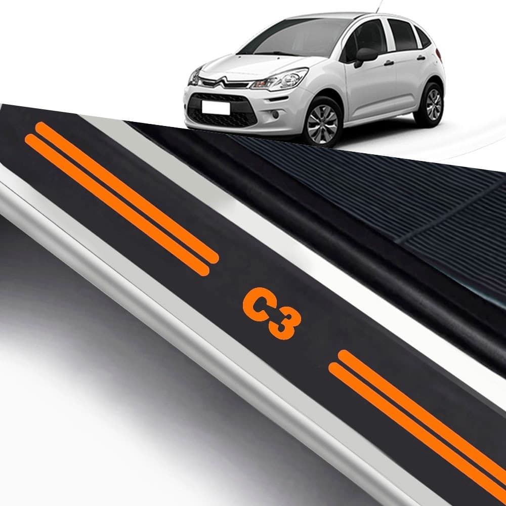 Soleira De Porta Citroen C3 Modelo Universal Carro personalizado