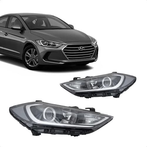 Farol Elantra 2017 2018 Elétrico C/motor C/projetor S/led T