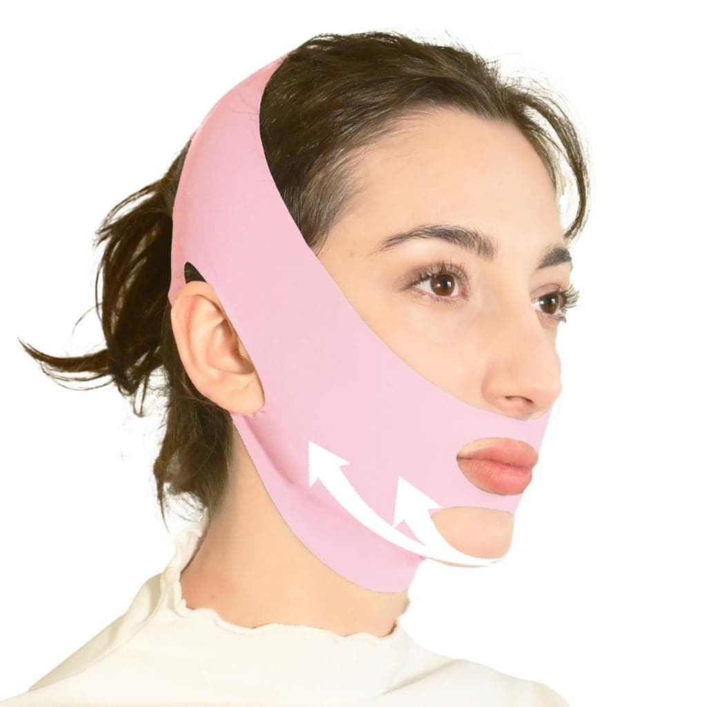Máscara de Lifting V-Line, Faixa de Lifting Facial, Faixa para o Queixo, Máscara V-Line, Modelador de Linha do Queixo, F