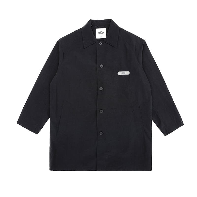 [349 Yuan Escolha 3 peças] Onceok Playhouse Blusão de comprimento médio leve Commuter Ruffian Homem bonito estilo casal