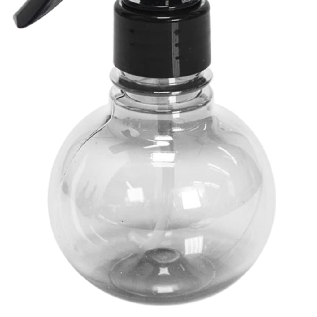 BORRIFADOR PULVERIZADOR FRASCO PET MINI DE 180ml  VÁLVULA GATILHO CABELO BARBA ALISAMENTO BLACK
