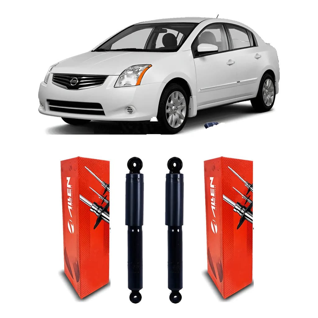 Par Amortecedor Traseiro Nissan Sentra 2007 08 09 10 11 2012