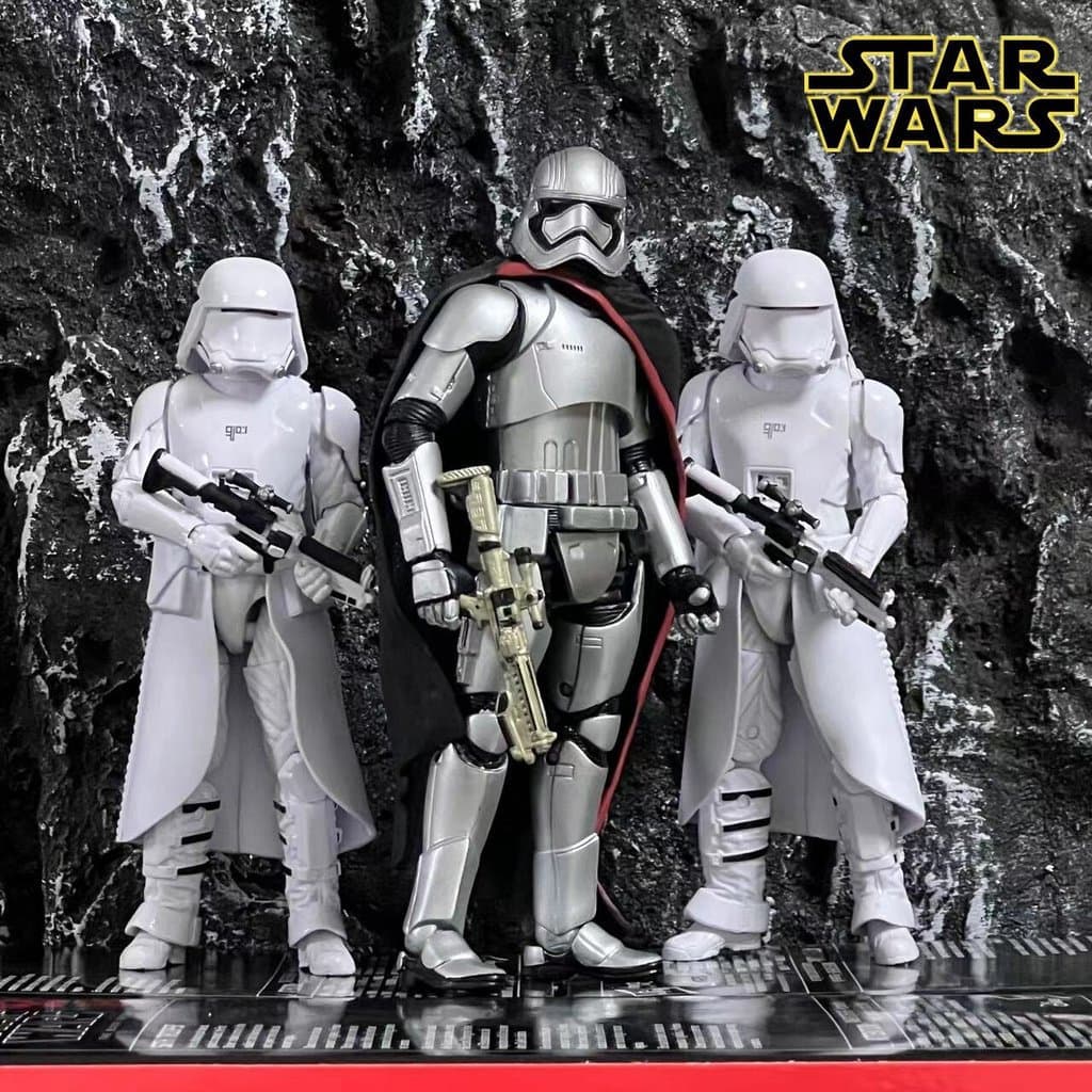 Hasbro | 6 Polegada Star Wars A Série Preta Força Despertar Primeira Ordem Capitão Phasma Comandante Snowtrooper Figura