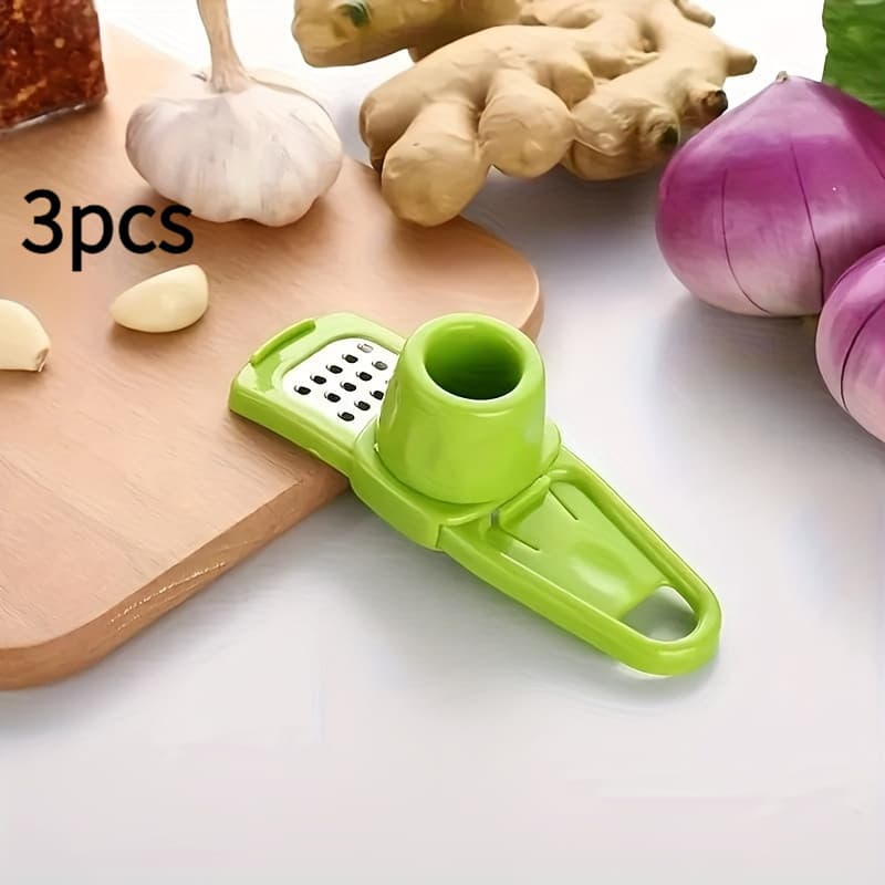 3 pçs Mini triturador de alho criativo imprensa alho Manual cozinha triturador alho verde gadget cozinha ao ar livre chu