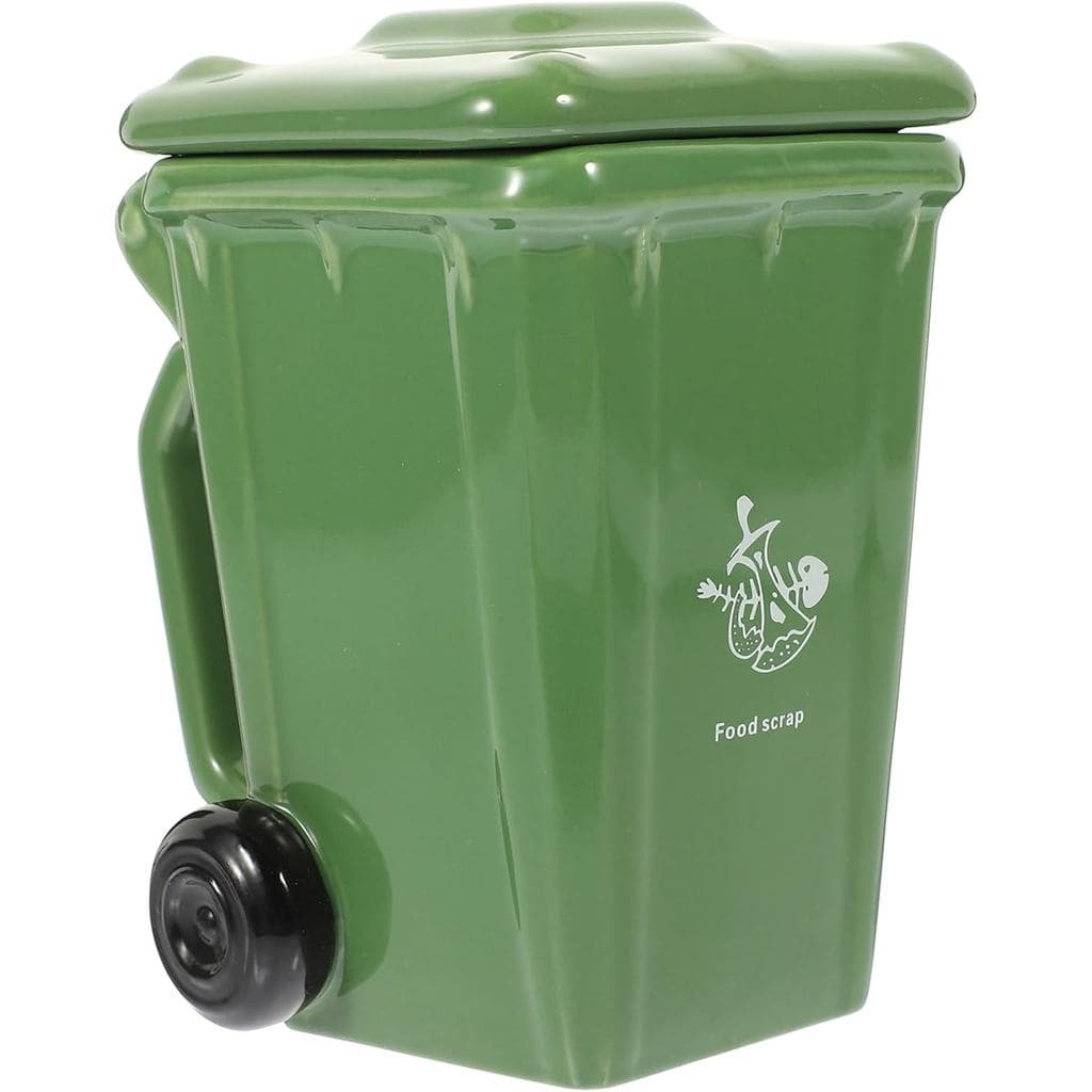 Caneca de Viagem de Cerâmica CALLARON, Caneca Engraçada com Tampa, Lixeira Decorativa para Reciclagem, Caneca para Beber