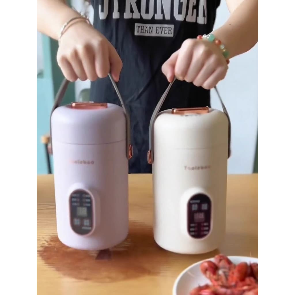 Portátil cozinhar guisado fogão elétrico Mini panela de arroz panela elétrica mingau sopa ferramenta útil doméstico mult