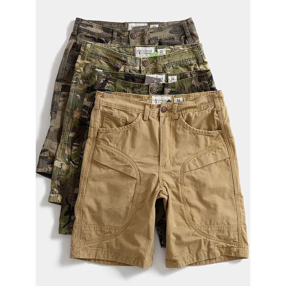 Ami cáqui solto macacão ao ar livre shorts calças Multi-saco shorts masculino Casual bolso calças de cinco pontos meados