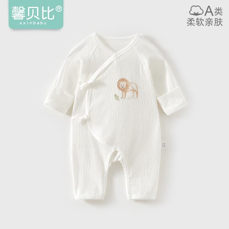 Xin Babe roupas de bebê recém-nascido monge roupas de verão bebê manga comprida macacão estilo fino macacão roupas de ve