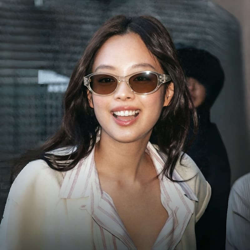 (BAOGENG) UV400 Anti UV Sunnies Trendy Retro Pequeno Armação Oval Unissex Moda Elegante Óculos De Sol