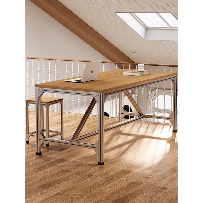 Mesa de conferência simples bancada perfil alumínio mesa do computador mesa de negociação Designer moderno grande mesa d