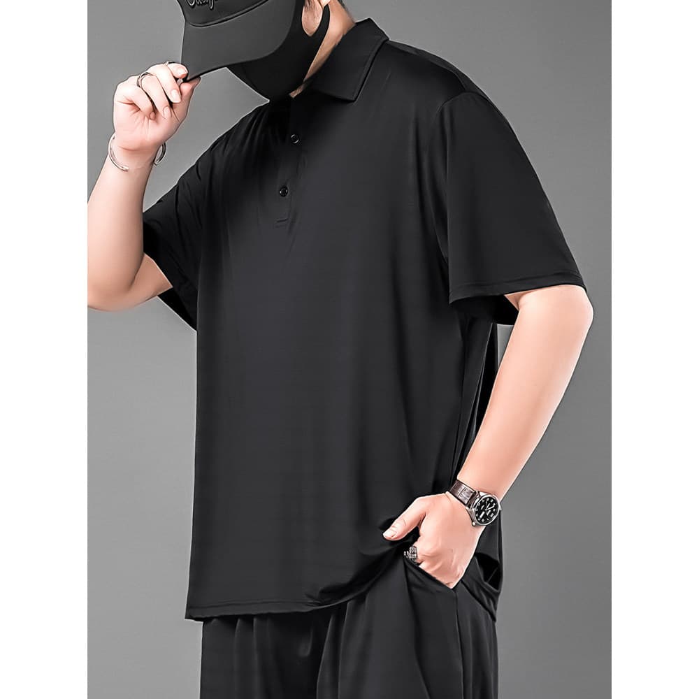 Gordo camiseta de manga curta masculina verão novo estilo roupas masculinas tamanho grande Extra grande mais gordura mas