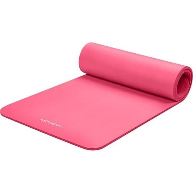 Tapete De Ioga Retrospec Solana Treino Antiderrapante Grosso De 1/2 Pol . Com Alça De Nylon-Exercícios De 72 X 24 Para P