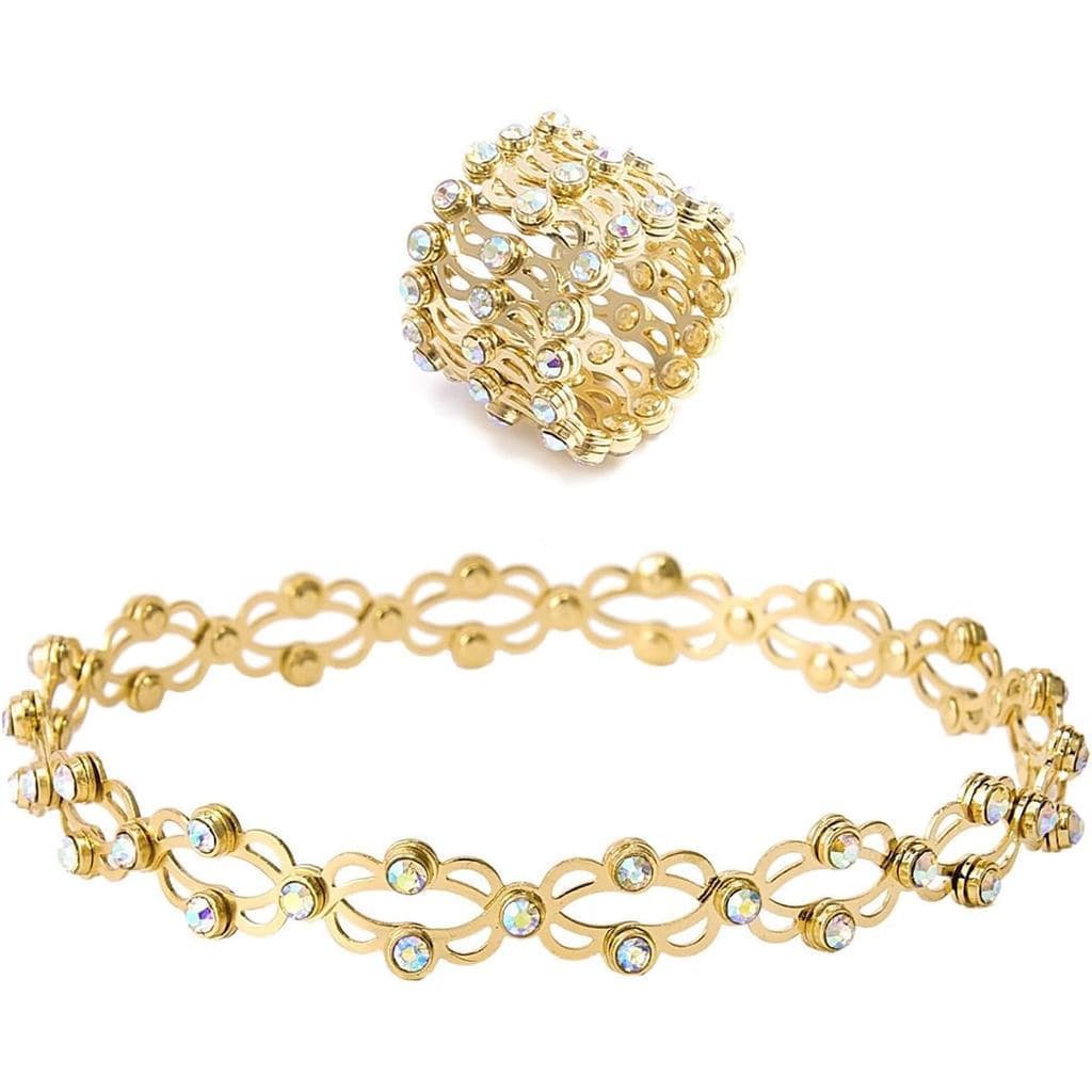 Pulseira de anel expansível, dobrável, retrátil, ajustável, anel de pulseira deformável, anel em forma de rosa, presente