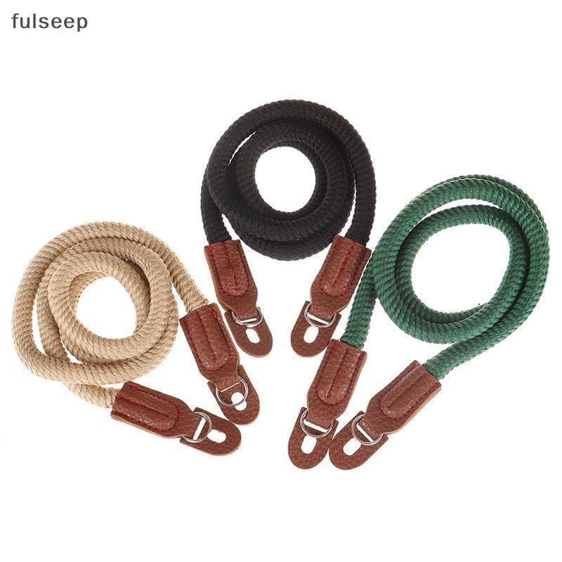 [fulseep] 1Pc Corda Câmera Ne Alça De Ombro Vintage Cordão De Pulso De Couro BR