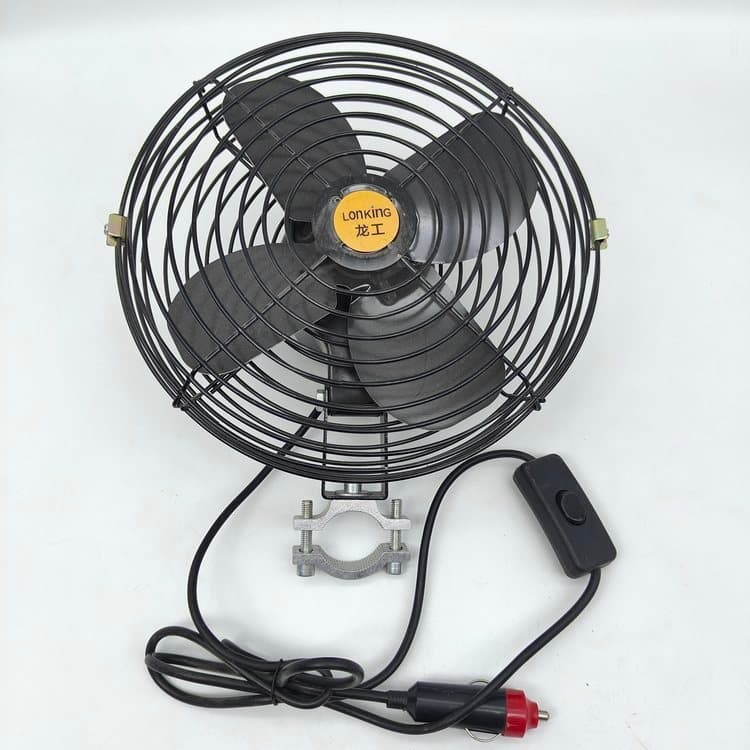 [Produto de Qualidade] Ventilador Veicular 12V24V para Veículos de Construção, Colheitadeiras, Carregadeiras, Refrigeraç