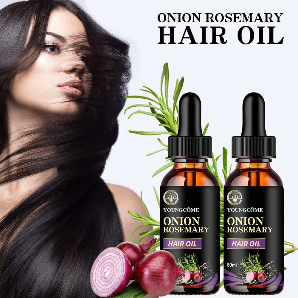 Óleo Essencial De Crescimento Rápido Para Cabelo , Cebola , Alecrim , Cuidados Com Os Cabelos , Regeneração Capilar , Pr