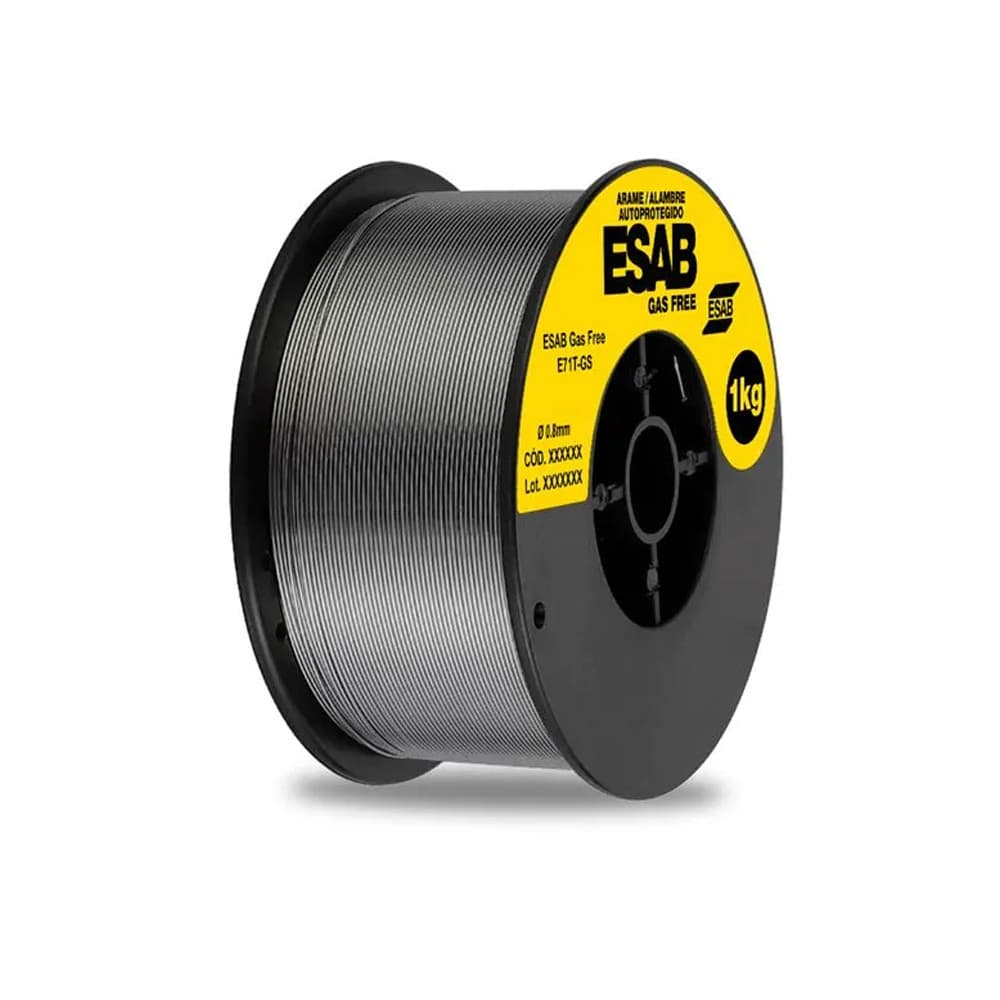 Arame de Solda Mig Sem Gás 1,0mm E71t-GS 1Kg Esab