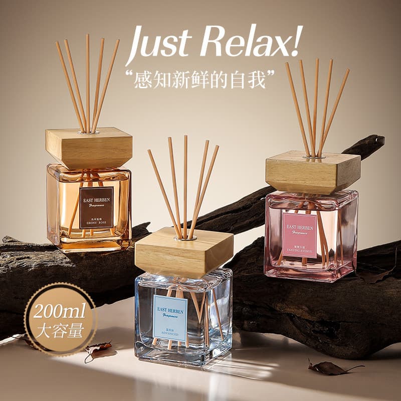 Óleo essencial de fogo de madeira Oriental Rattan aromaterapia Premium italiano casa elegante difusor de longa duração