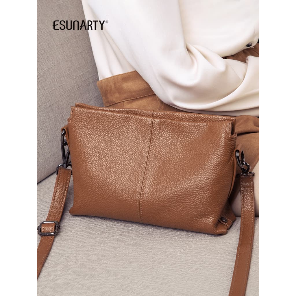 Bolsa feminina 2026 novo estilo verão couro macio bolsa do telefone móvel ombro pequeno saco de couro genuíno mãe saco d