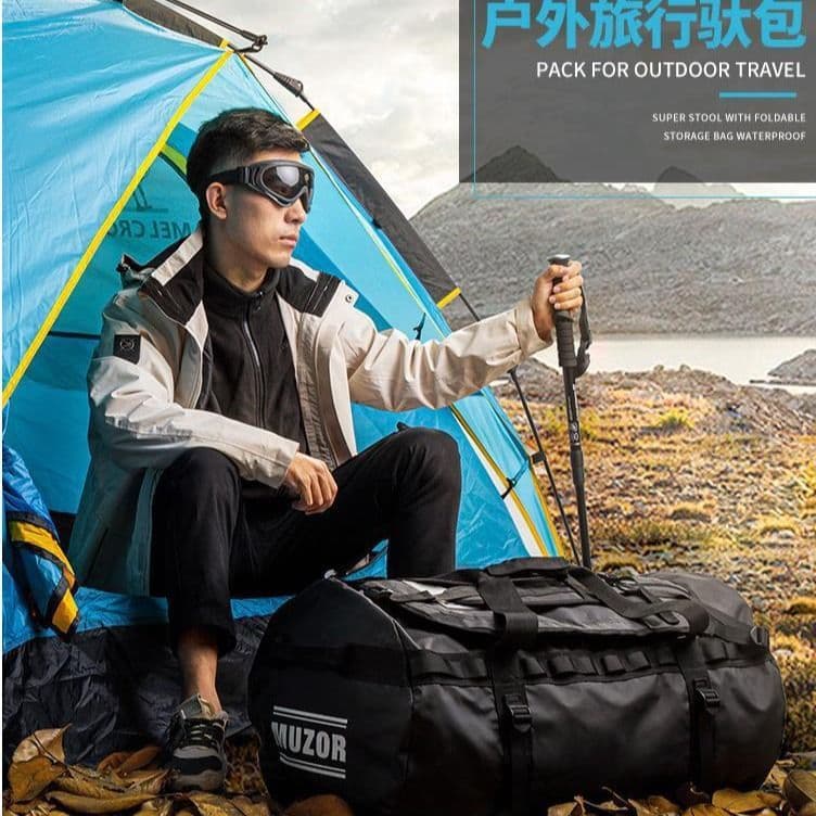 Mochila masculina de grande capacidade, bolsa de viagem masculina de curta distância, mochila de montanhismo, bolsa de t