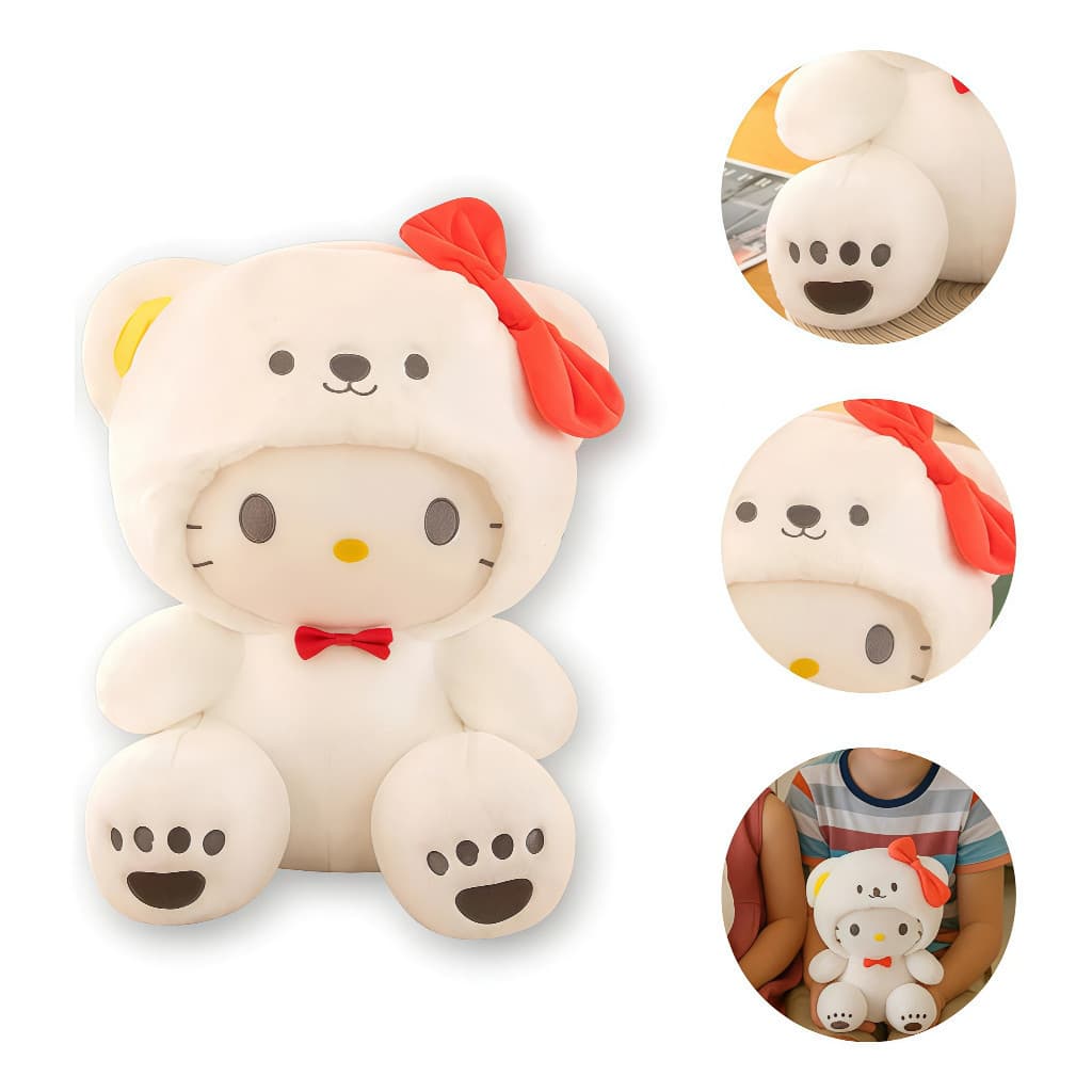 20cm Hello Kitty Pelúcia Kuromi My Melody Fofa Super Macia