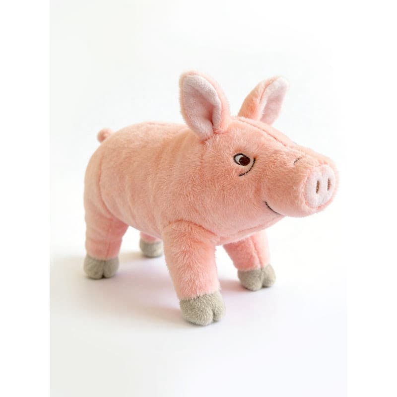 Alta simulação porco brinquedo de pelúcia dormir porco brinquedo para animais de estimação pequeno porco feminino zodíac