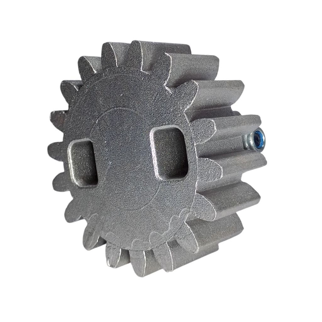 ENGRENAGEM Z18 ALUMINIO JATEADA MOD. 4 MOTOR DESLIZANTE INDUSTRIAL PPA