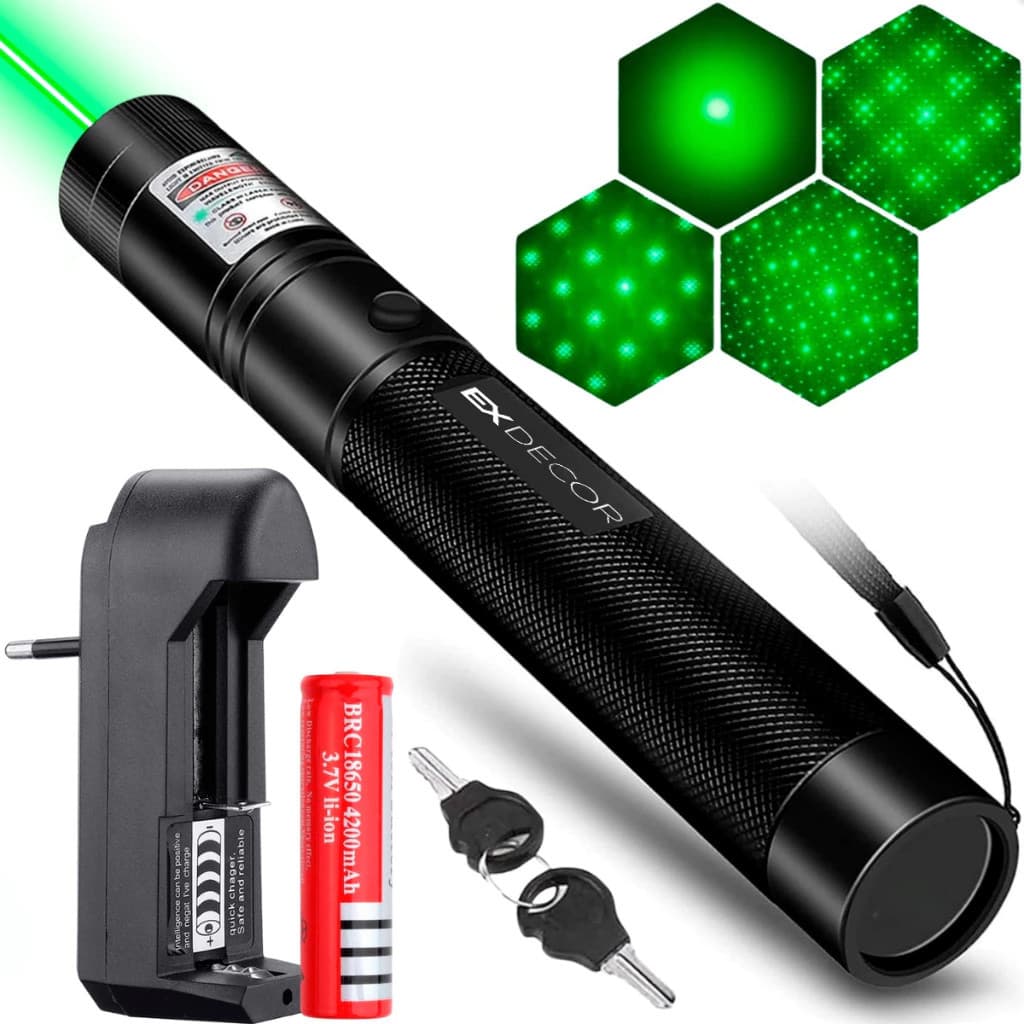 Laser Verde Ultra Forte Alcance 100km A Prova D'agua