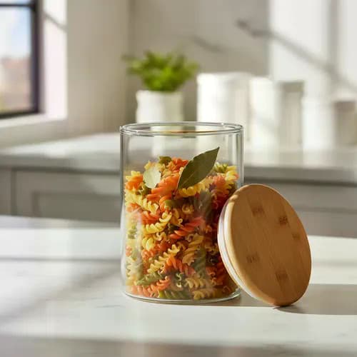 Pote Para Alimento 200ml Prático E Resistente Hermético Bambu