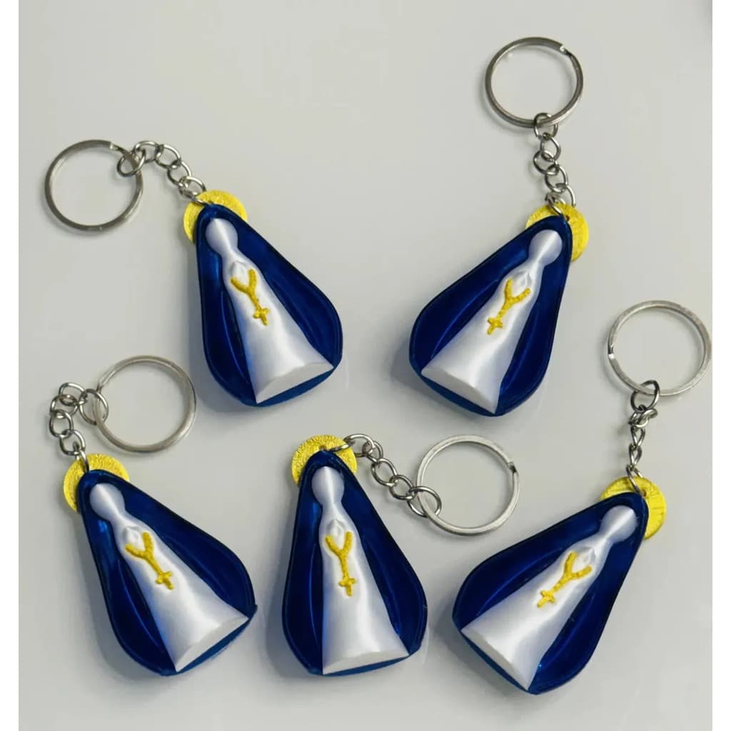 Kit 5 Chaveiros Nossa Senhora Religioso Católico Impresso 3d