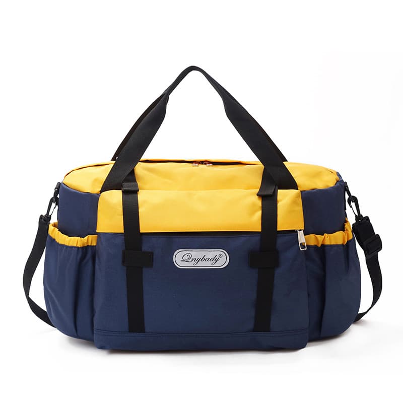 Bolsa de viagem de grande capacidade, masculina, feminina, de um ombro, leve, armazenamento de roupas, bagagem de mão, c