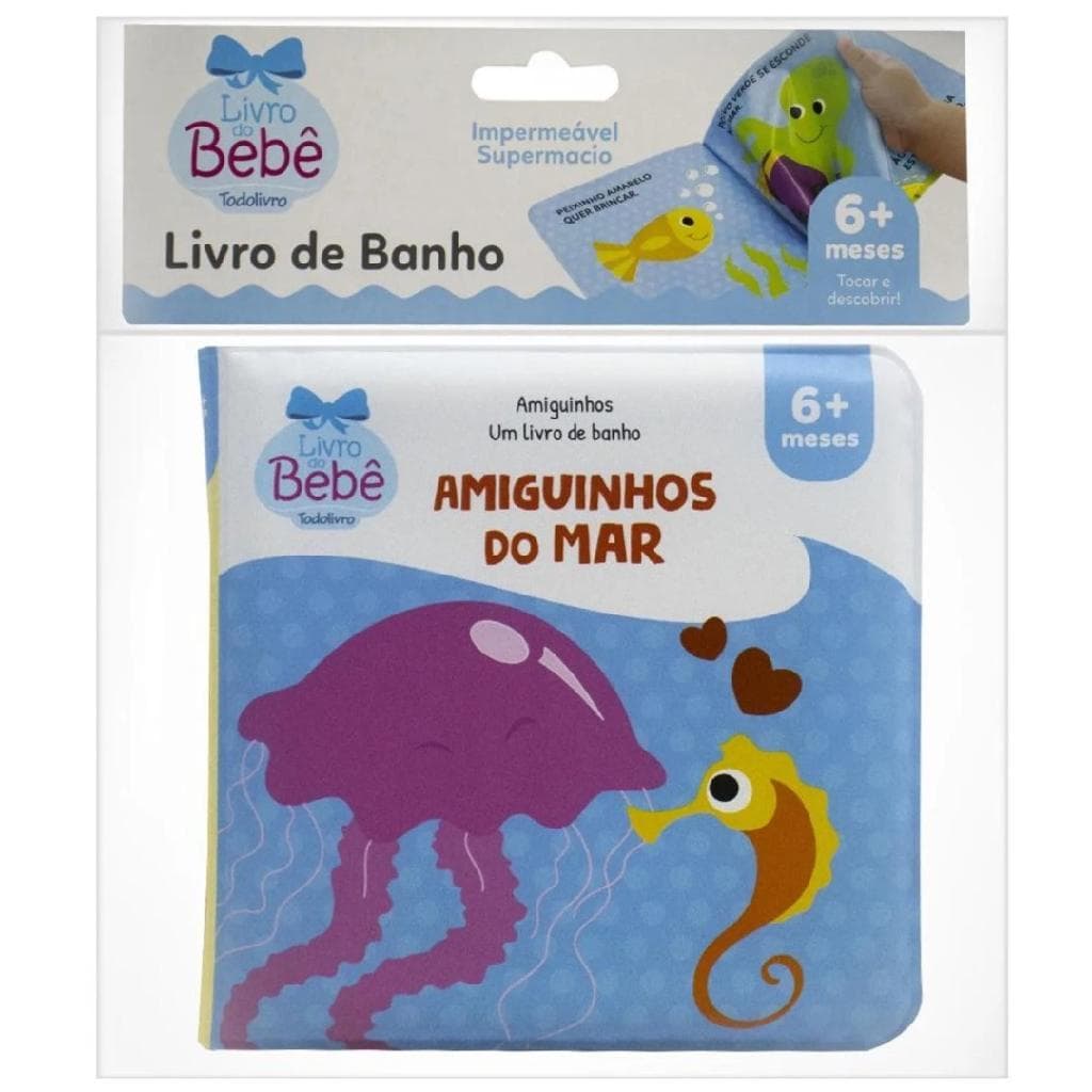 Um Livro  De Banho: Amiguinhos Do Mar TodoLivro
