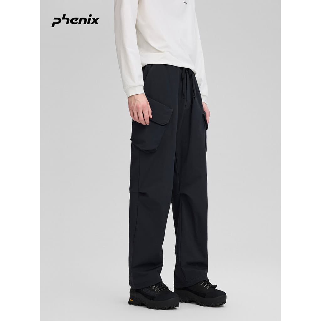 +fenix Phoenix Outdoor Woven Casual Calças Masculinas 2025FW Macacão Esportivo Impermeável Antiestático