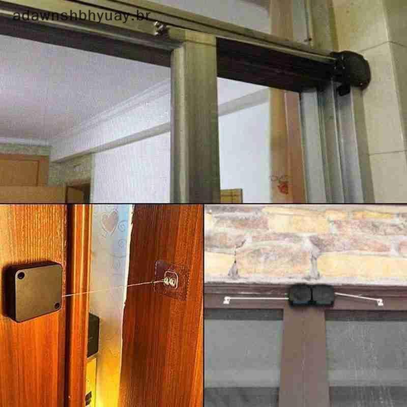 Fechadura De Porta Com Sensor Automático Sem Perfurações Adwnshubiuay Fecha Automaticamente Para Todas As Portas Fecho ,