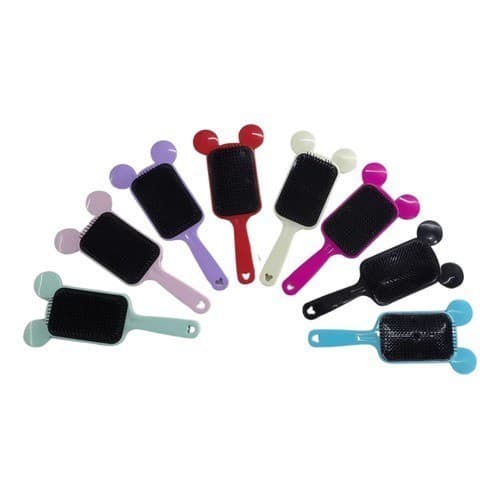 Escova De Cabelo Minnie - Raquete Orelhinha - Cores Variadas