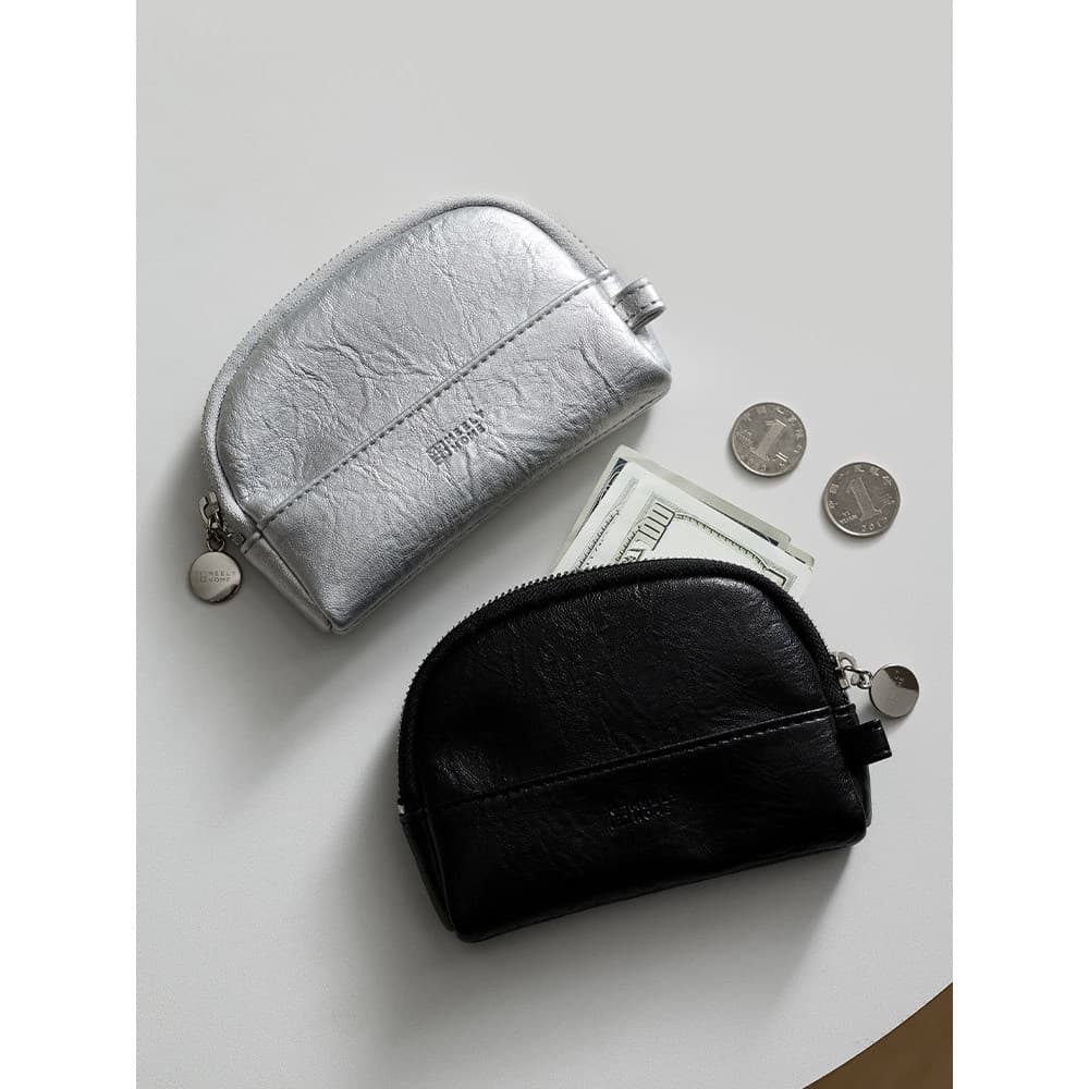 Mili estilo moeda bolsa curta Retro zíper pequena carteira saco de moedas chave fone de ouvido batom saco de cartão de e