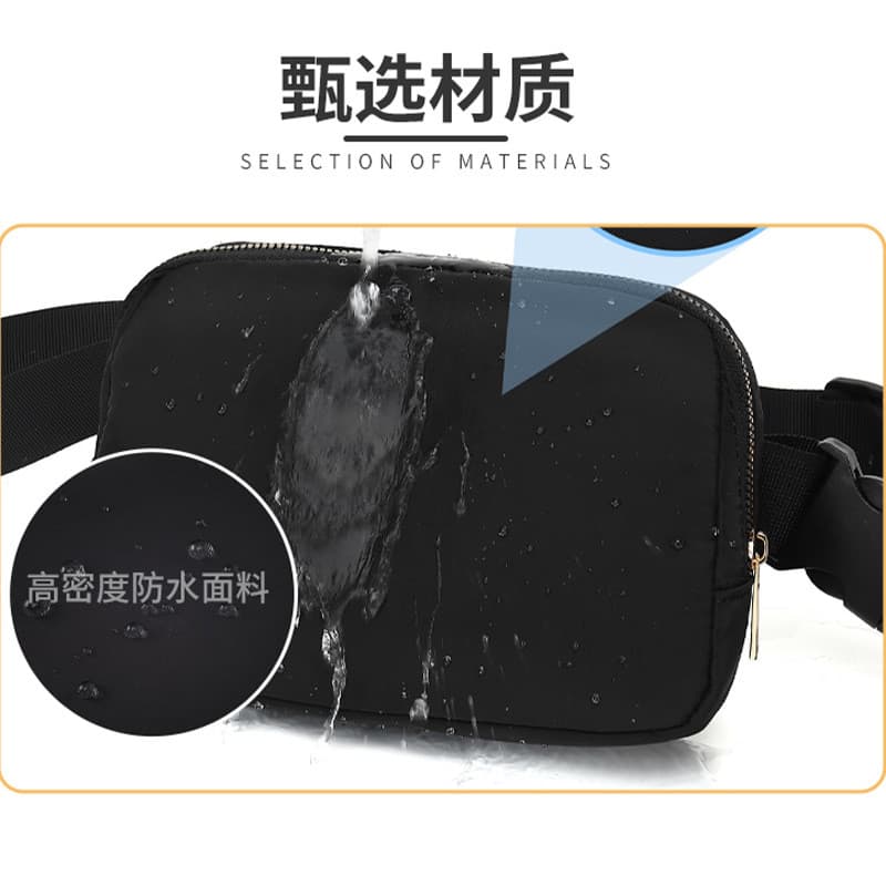 Bolsa para celular semelhante à da Lulu, bolsa de peito impermeável de grande capacidade para esportes ao ar livre, corr