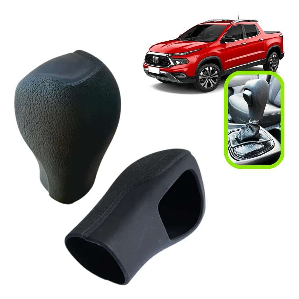 Capa Proteção Silicone Manopla Alavanca Câmbio Automático Toro 2016 A 2026