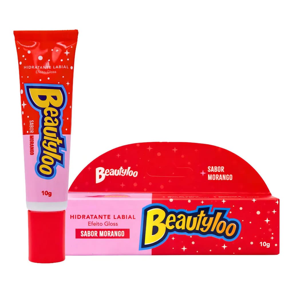 Hidratante Labial Beautyloo Morango 10g - Face Beautiful