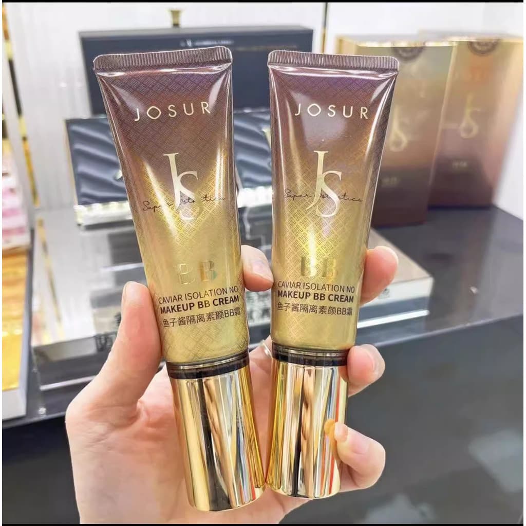 Jiuser Caviar isolamento sem maquiagem BB creme hidratante claro delicado Nude maquiagem corretivo maquiagem firme de lo