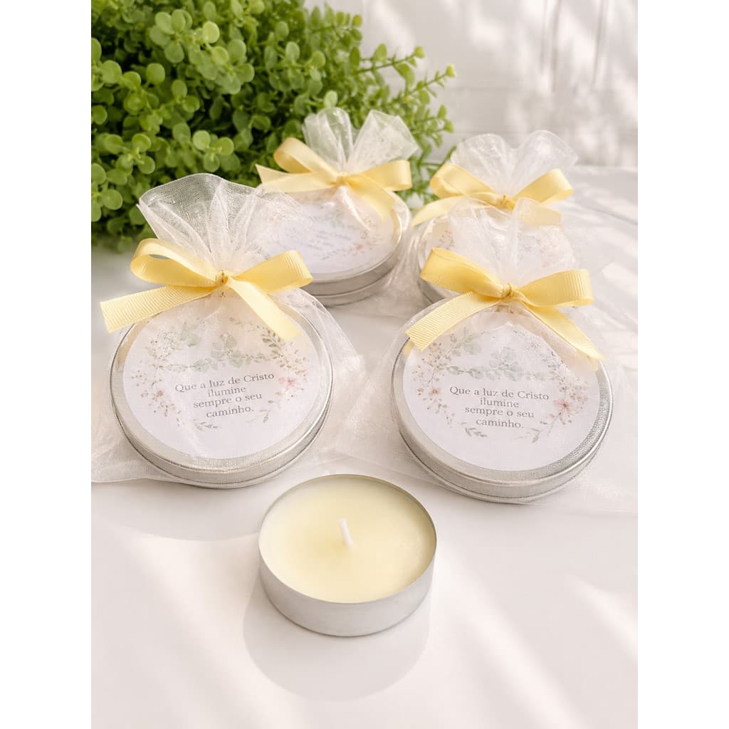 Vela Aromática em Lata 30g kit 10 und
