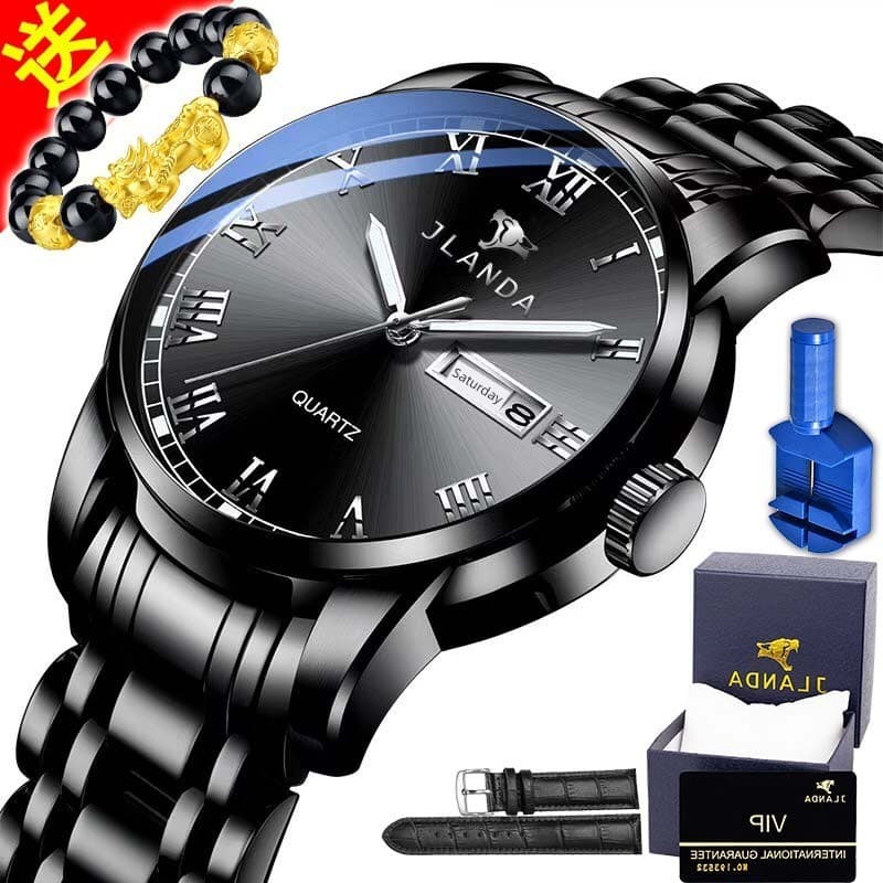 relogio masculino [Relógios mecânicos Swiss Top Ten] Relógio automático masculino novo estilo calendário duplo temperame