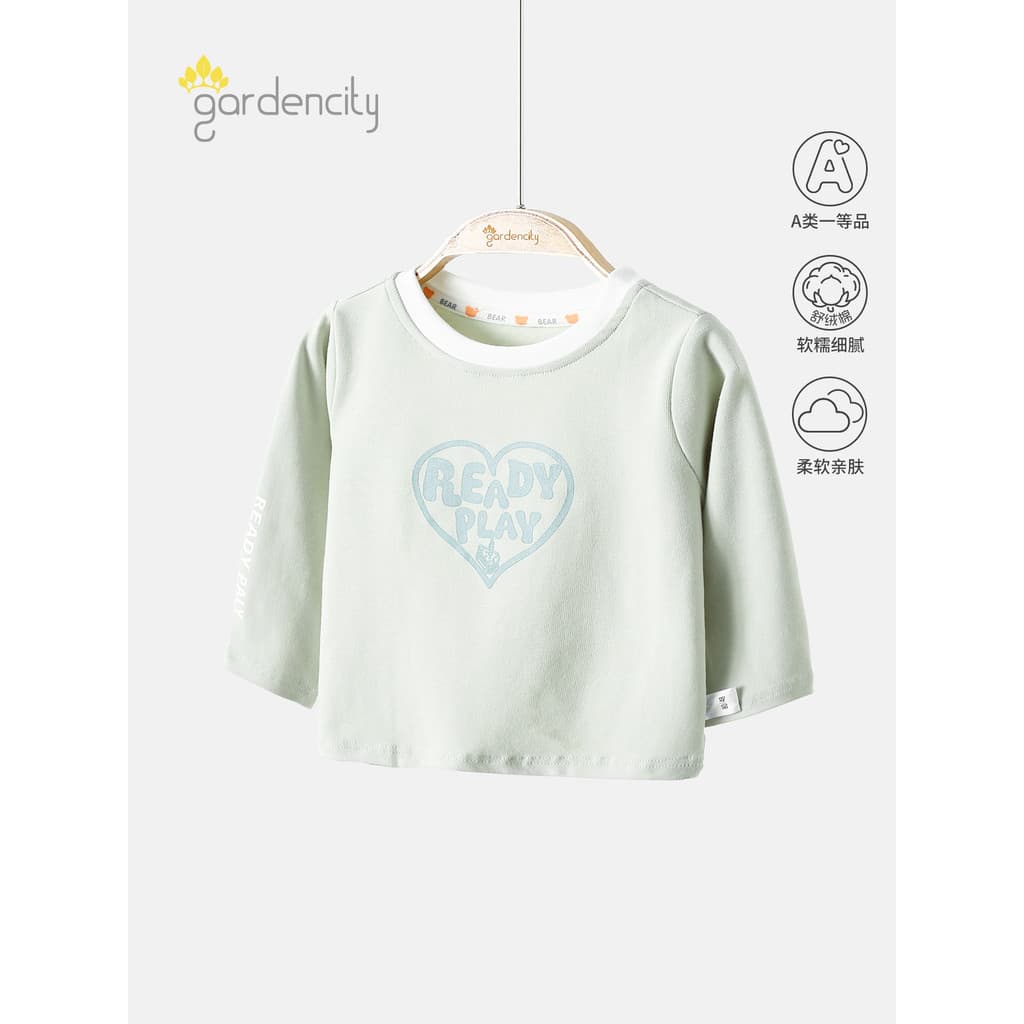 Bebê de manga comprida camiseta primavera outono confortável algodão masculino feminino bebê dos desenhos animados topo