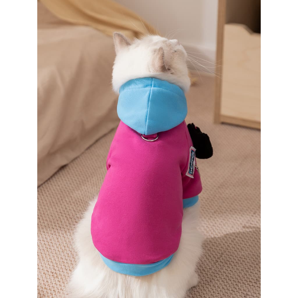 Bonito gatinho roupas inverno Anti-fiapos Ragdoll gato alemão animal de estimação gato siamês gato sem pêlos inverno que