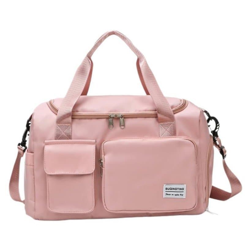Bolsa de Viagem Esportiva Seca e Molhada Academia Natação Bagagem de Mão Grande Capacidade Unissex
