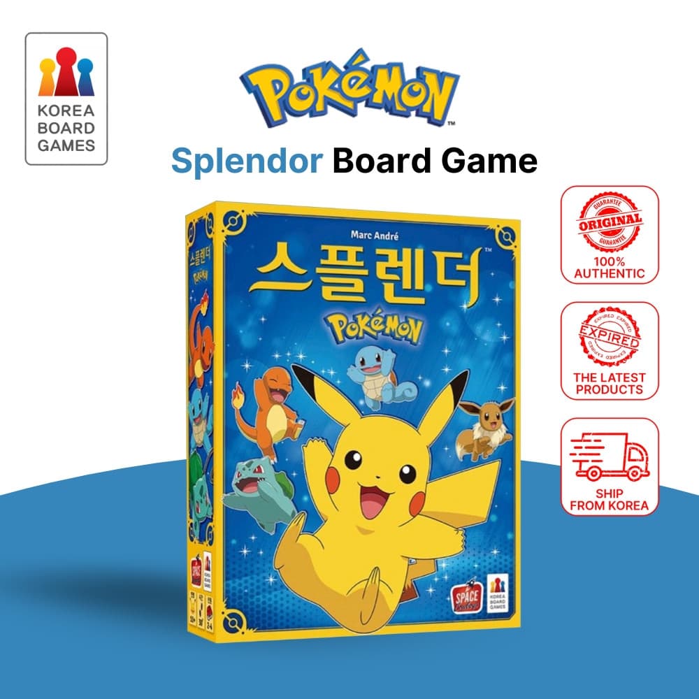 Jogo de Tabuleiro Coreano Pokémon Splendor